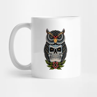 Owl Skull Mug